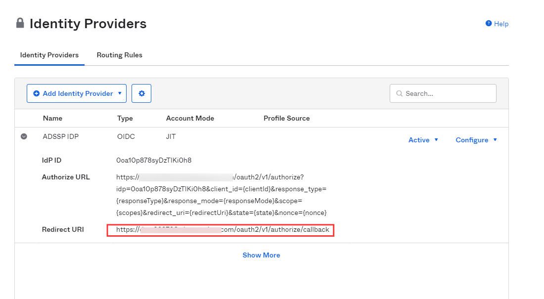 Configure Oauth or OpenID Connect SSO for custom application