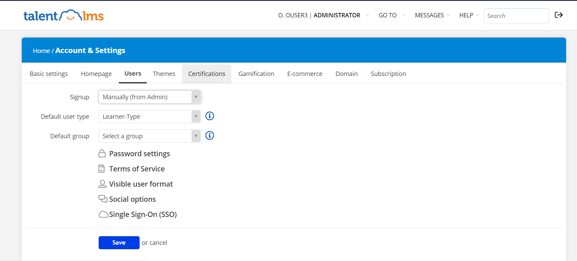 Configuring SAML SSO for TalentLMS