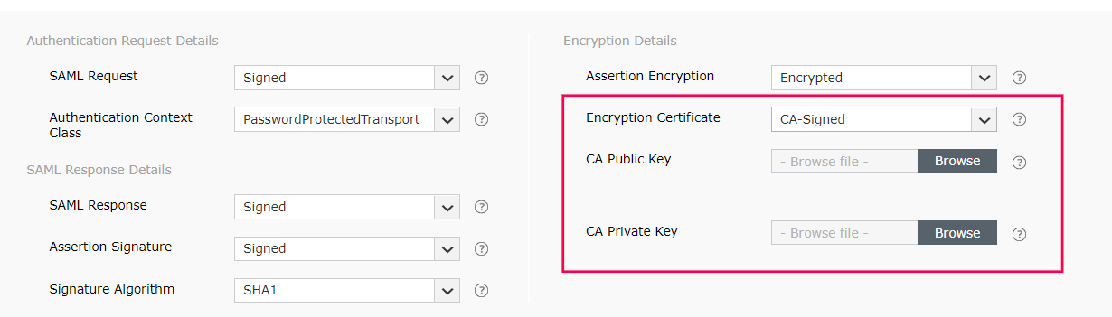 SAML Authentication